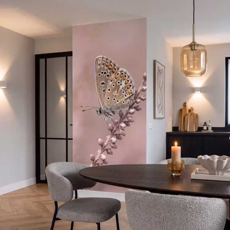 Behang - Lavendel - Vlinder - Paars — 5