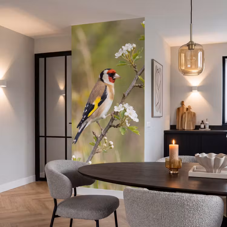 Behang - Putter - Bloesem - Lente - Natuur - Kleurrijk — 5