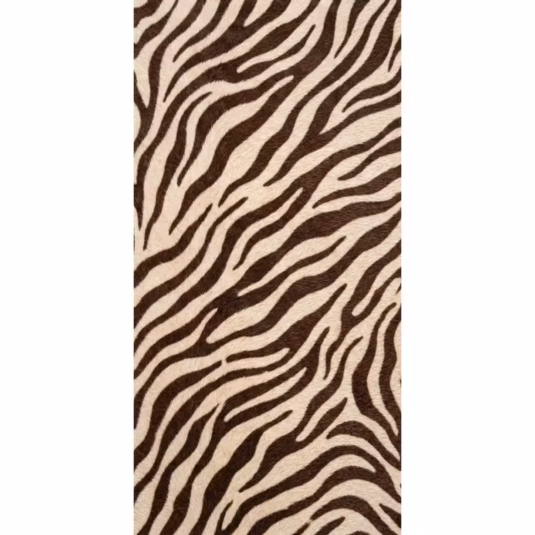 Behang - Zebra - Strepen - Bruin — 2