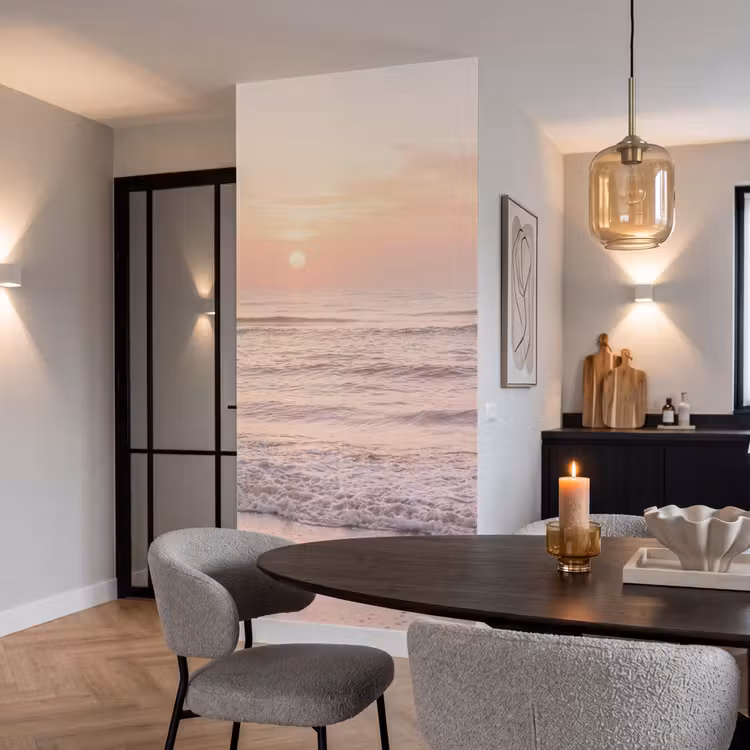 Behang - Zon - Strand - Roze — 5
