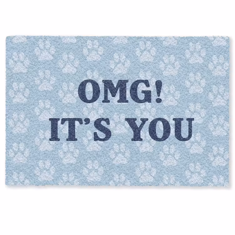 Deurmat - Animal - Blue - Quote — 1