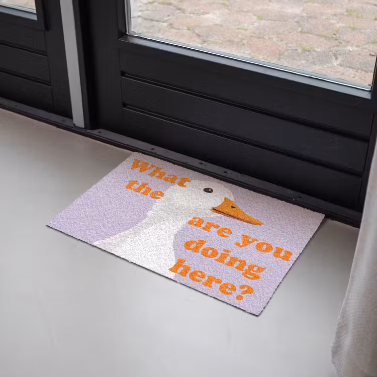 Deurmat - Duck - Animal - Quote — 2