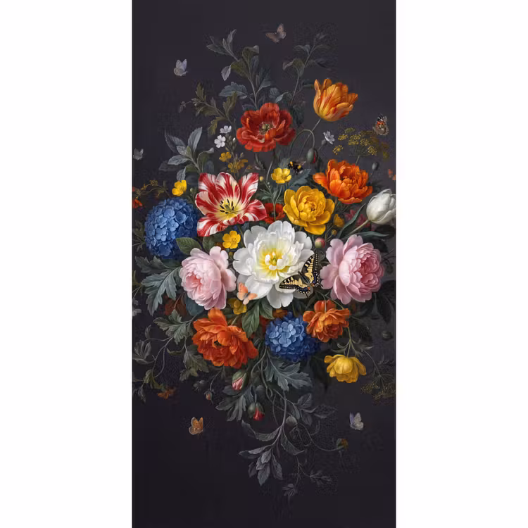 Behang - Bloemen - Boeket - Klassiek - Kleurrijk - Natuur — 2