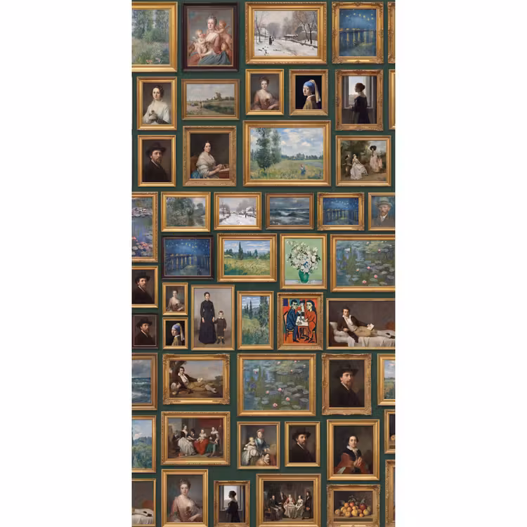 Behang - Kunst - Schilderijen - Collectie - Klassiek - Groen — 2