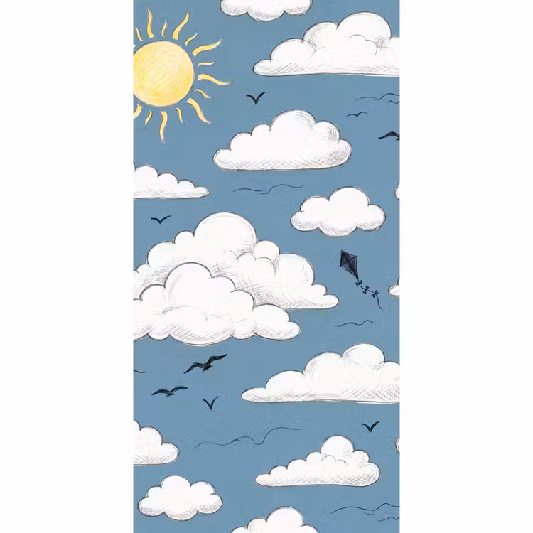 Behang - Lucht - Zon - Wolken - Natuur - Blauw — 2