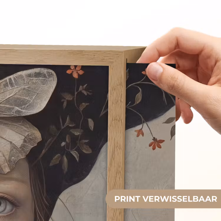 Lightbox - Wandlamp - Woman - Butterfly - Art - Classic - Muted — 5
