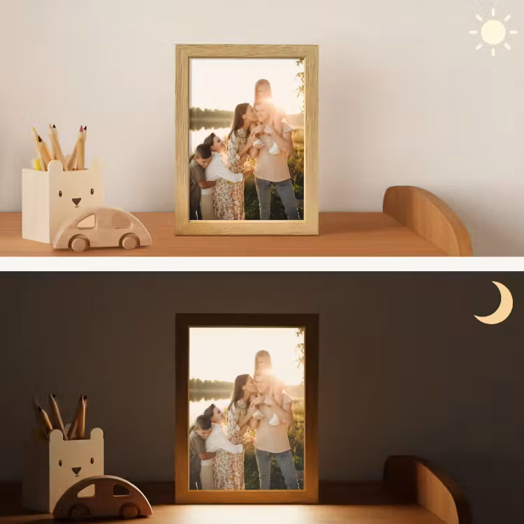 Foto op nachtlampje — 2