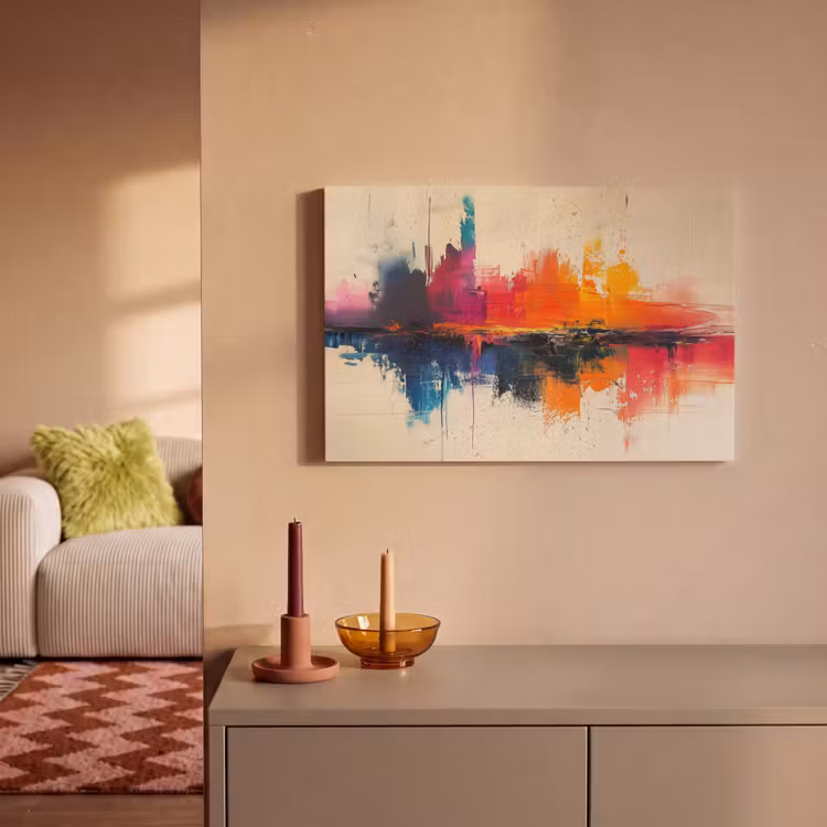 Canvas schilderij - Watercolor - Kunst - Modern — 2