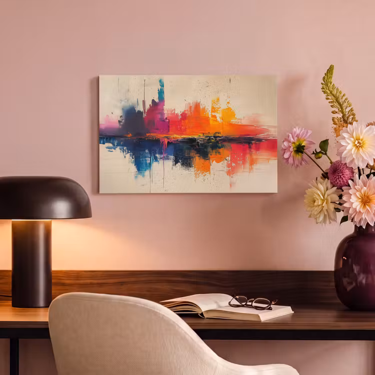 Canvas schilderij - Watercolor - Kunst - Modern — 4