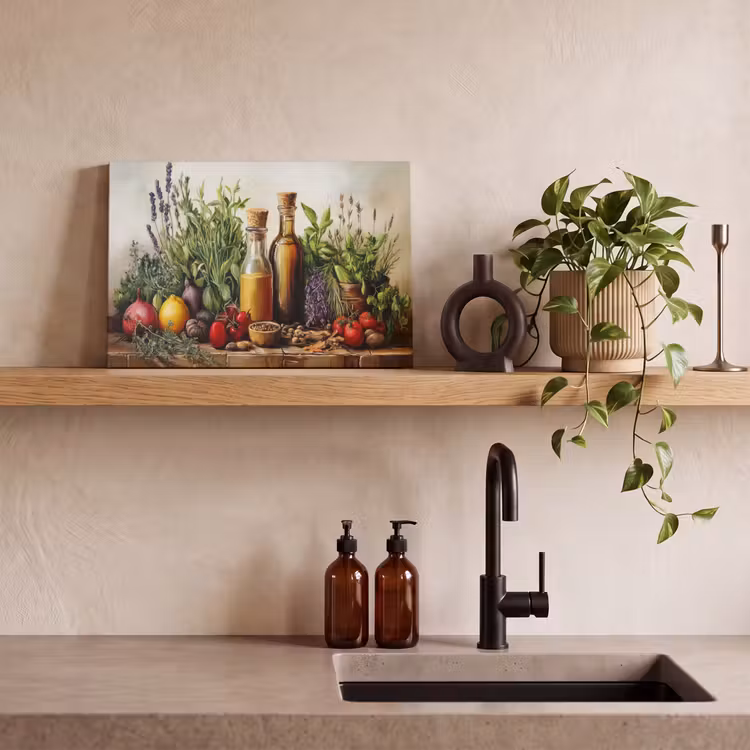 Canvas schilderij - Stilleven - Kruiden - Specerijen - Fruit - Kleurrijk — 3
