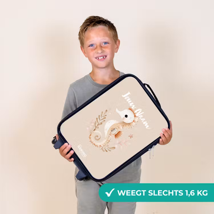 Kinderkoffer - Roze zeepaardje tussen zeeplanten — 3