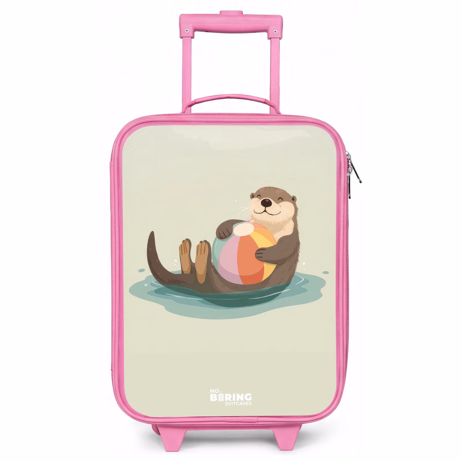 Kinderkoffer - Roze - Otter - Strandbal - Water — 1