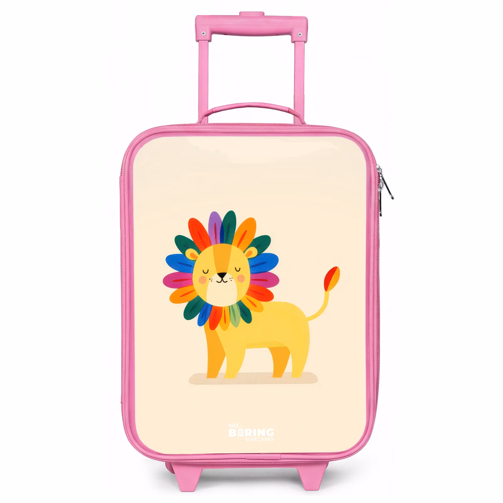 Kinderkoffer - Roze - Leeuw - Manen - Kleurrijk — 1