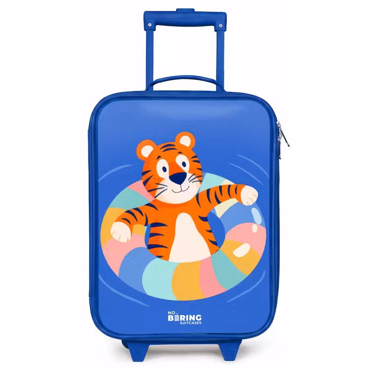 Kinderkoffer - Blauw - Tijger - Zwemband - Water — 1