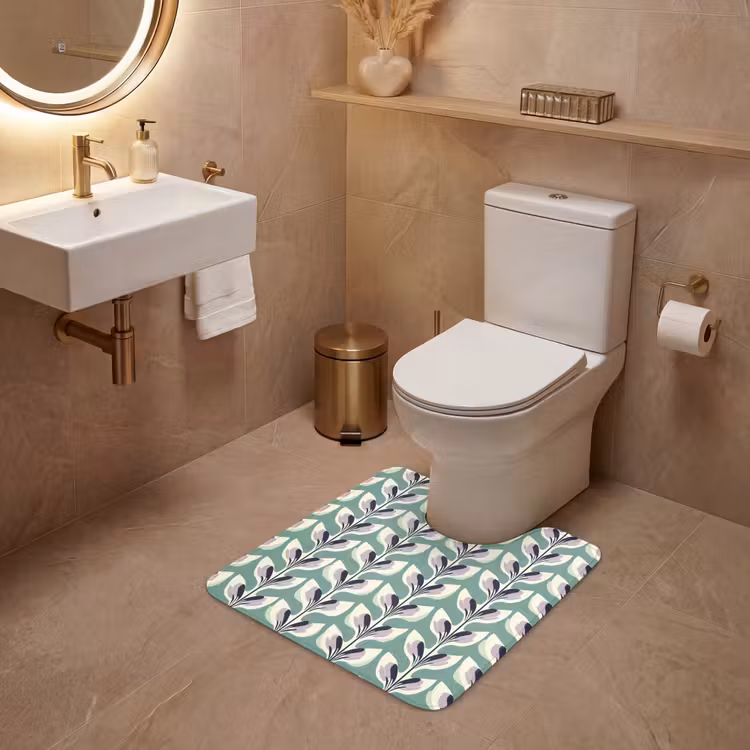 WC Mat - Retro - Modern - Groen — 3