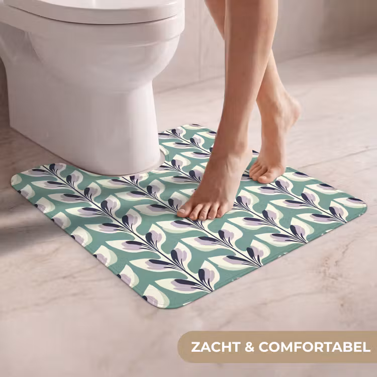 WC Mat - Retro - Modern - Groen — 5