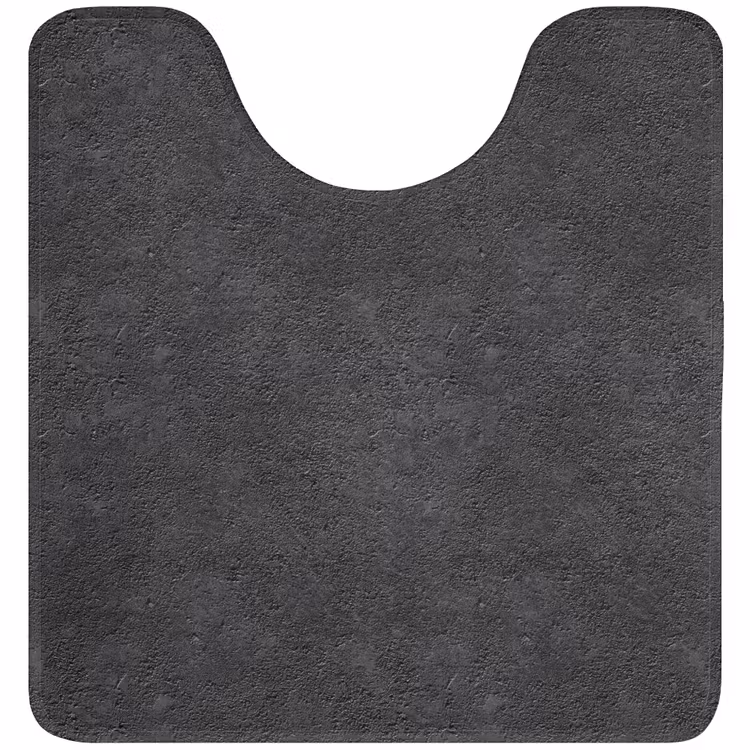 WC Mat - Donkergrijs - Asfaltstructuur - Ruw — 1