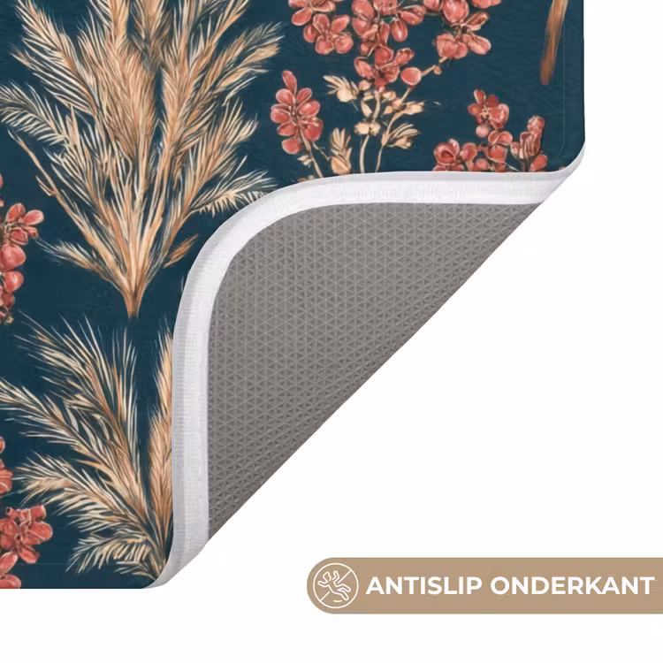 WC Mat - Botanisch - Patroon - Blauw — 4