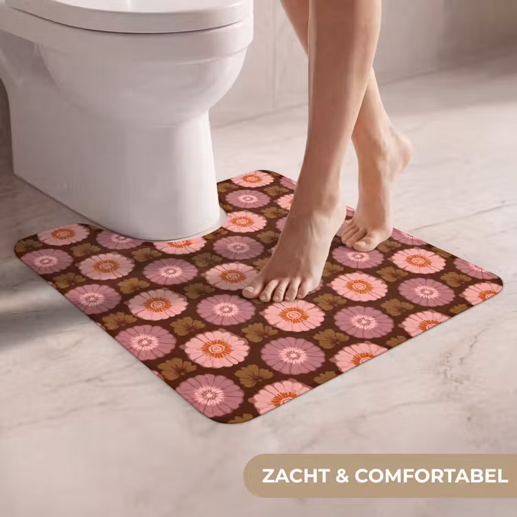 WC Mat - Retro - Madelief - Roze — 5