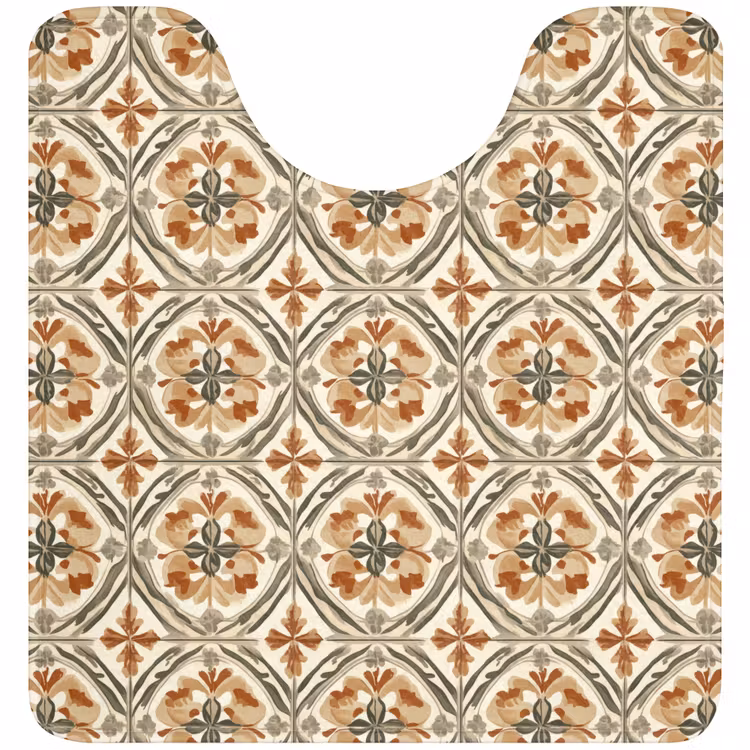 WC Mat - Elegant - Antiek - Kleurrijk — 1