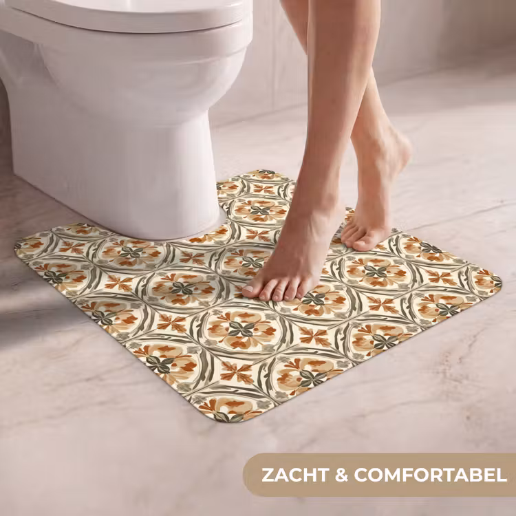 WC Mat - Elegant - Antiek - Kleurrijk — 5
