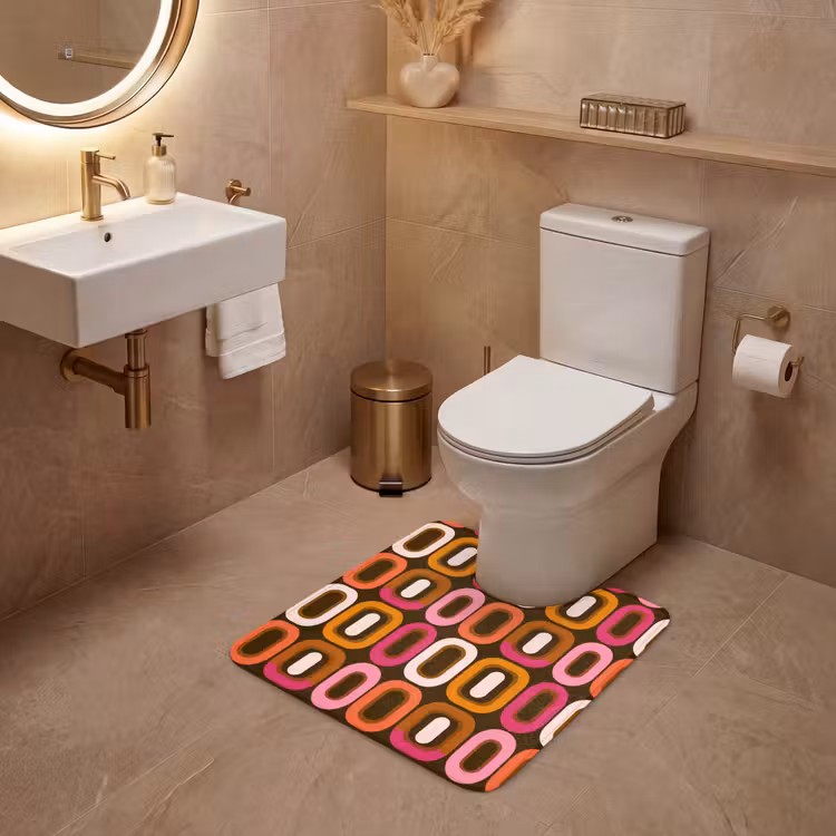 WC Mat - Modern - Retro - Kleurrijk — 3
