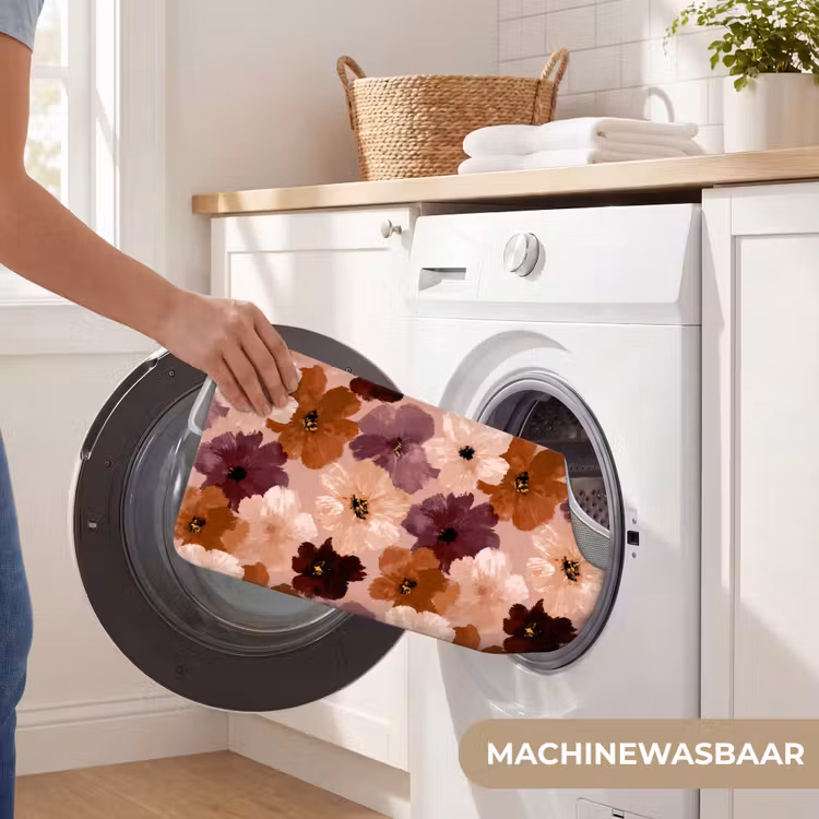 WC Mat - Bloemen - Abstract - Aardetinten — 6