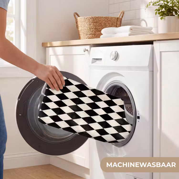 WC Mat - Klassiek - Patroon - Zwart — 6