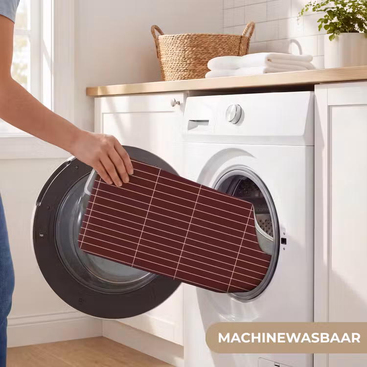 WC Mat - Lijnen - Patroon - Bordeaux — 6