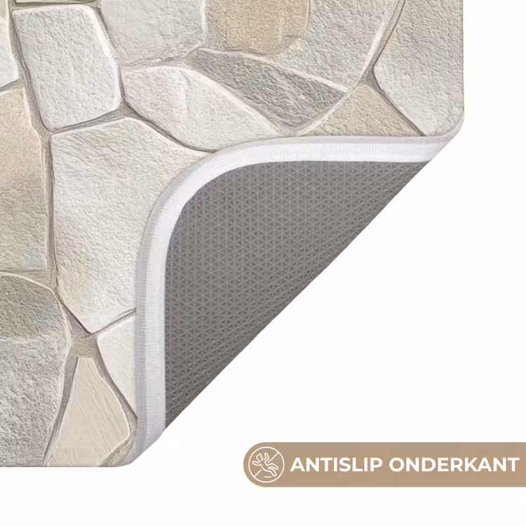 WC Mat - Mozaïek - Stenen - Beige — 4