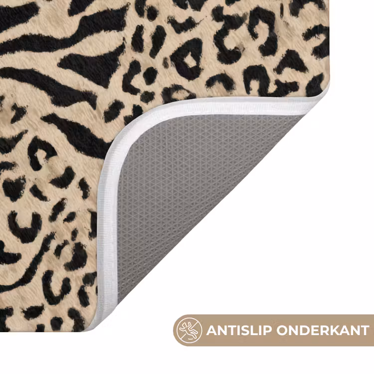 WC Mat - Giraf - Zebra - Motief - Bruin — 4