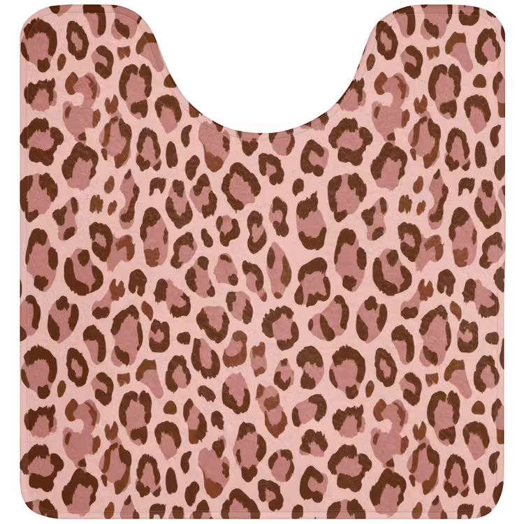 WC Mat - Luipaard - Patroon - Roze — 1