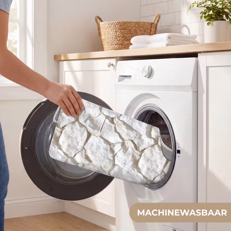 WC Mat - Structuur - Rots - Wit — 6