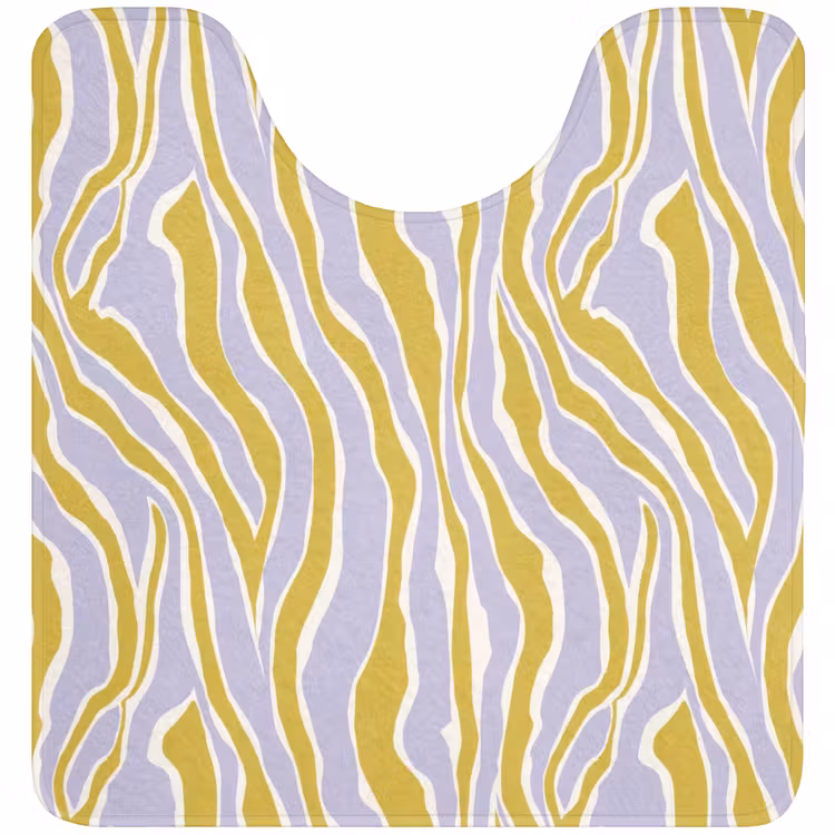 WC Mat - Zebra - Modern - Meerkleurig — 1