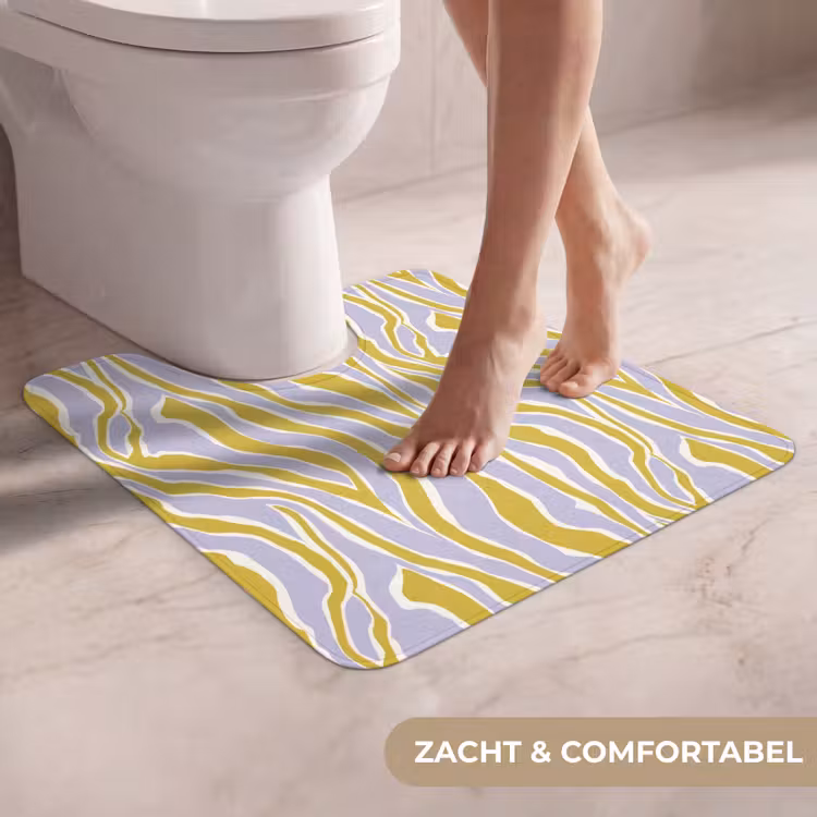 WC Mat - Zebra - Modern - Meerkleurig — 5
