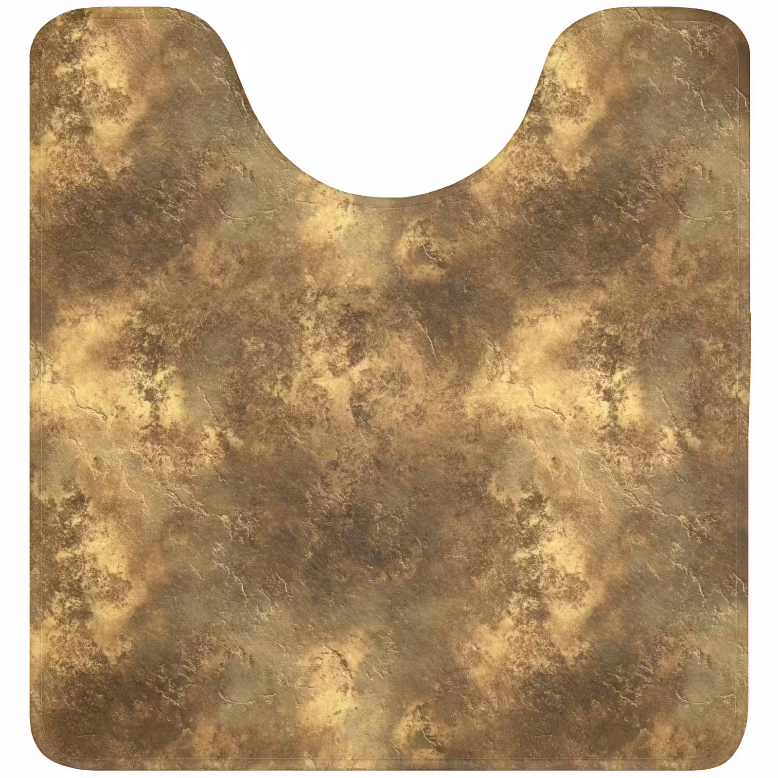WC Mat - Antiek - Metaallook - Goud — 1