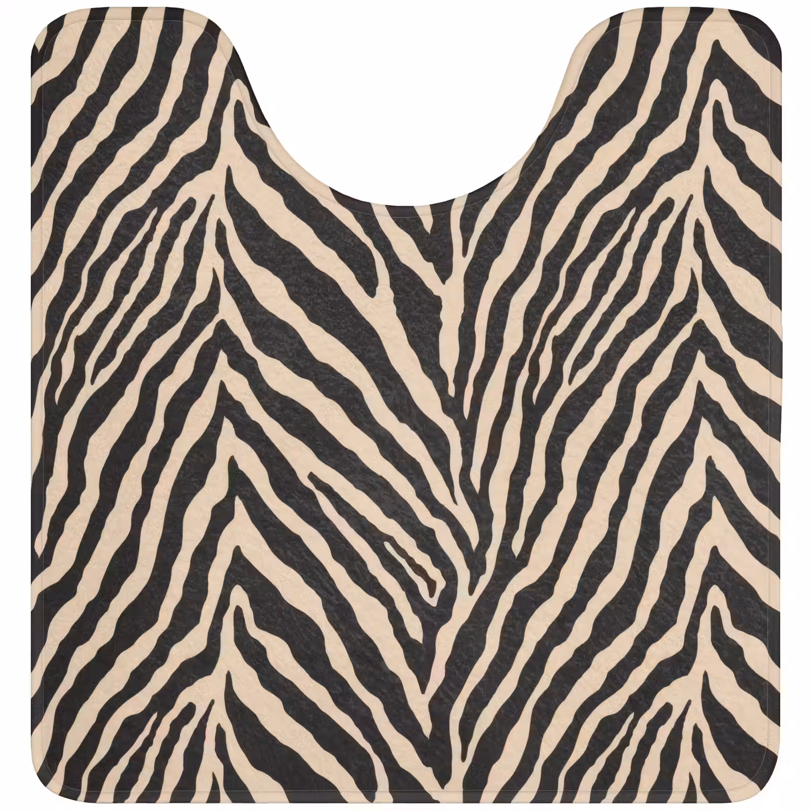 WC Mat - Zebra - Klassiek - Zwart — 1