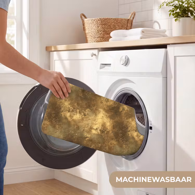 WC Mat - Antiek - Metaallook - Goud — 6