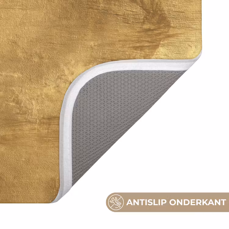 WC Mat - Industrieel - Textuur - Goud — 4