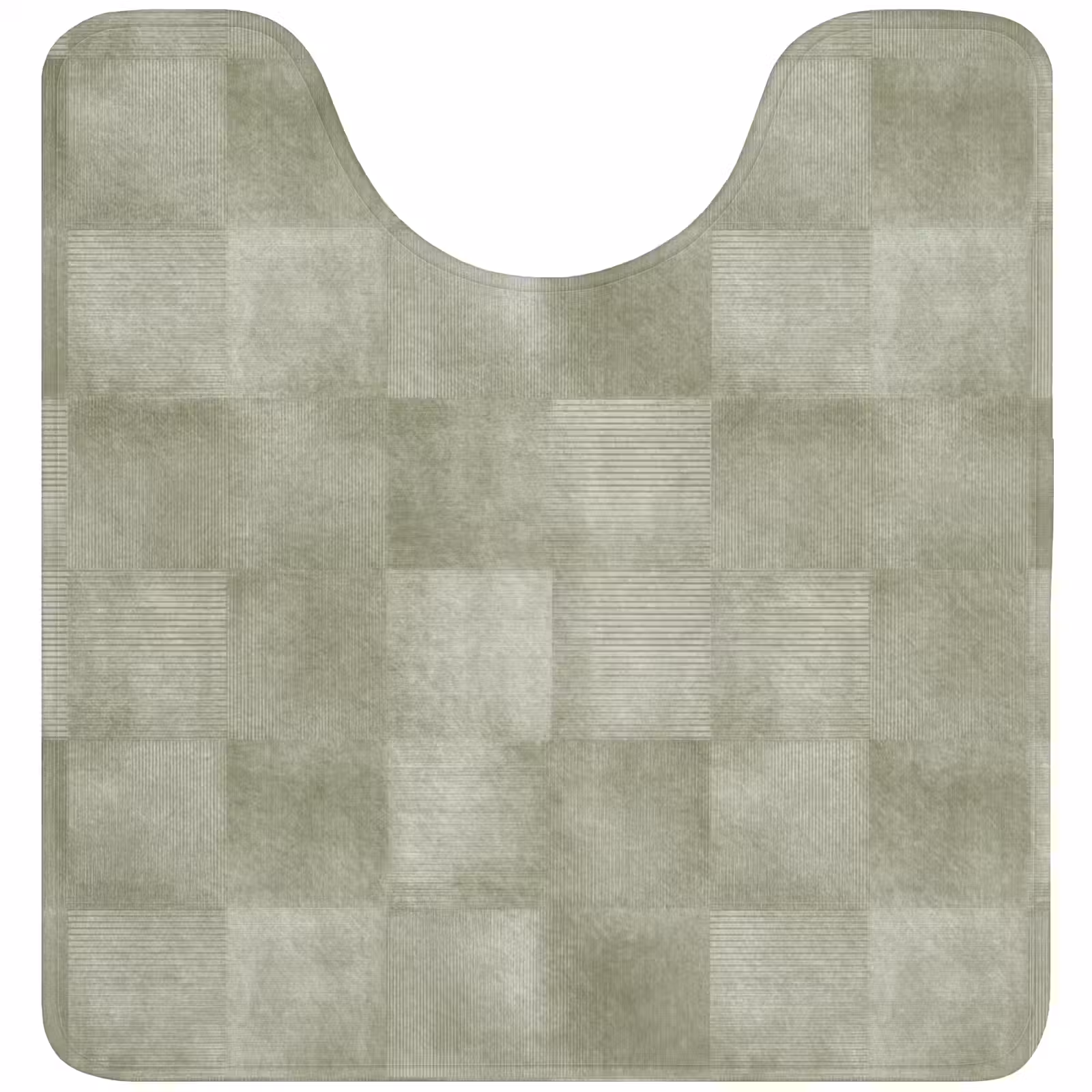 WC Mat - Vlakken - Rustiek - Groen — 1