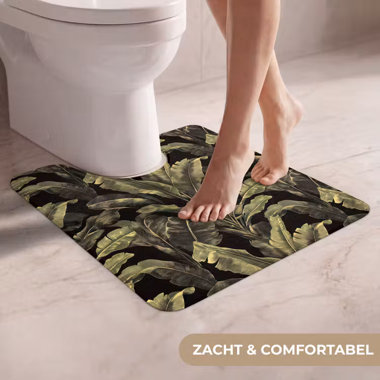 WC Mat - Botanisch - Bladeren - Groen — 5