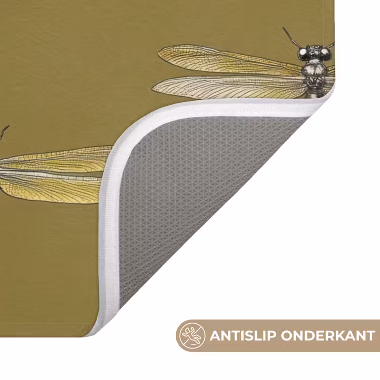 WC Mat - Libellen - Patroon - Groen — 4