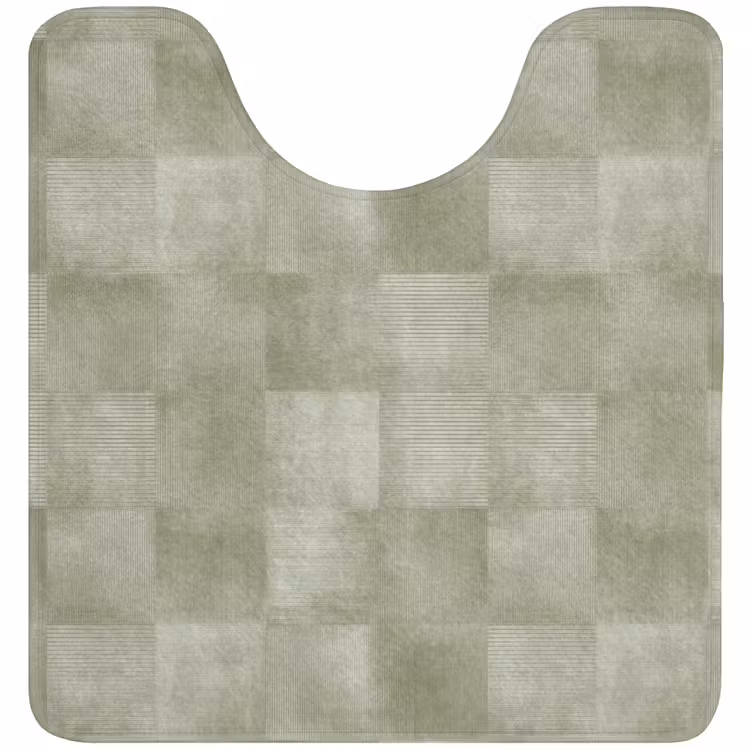 WC Mat - Vlakken - Rustiek - Groen — 1
