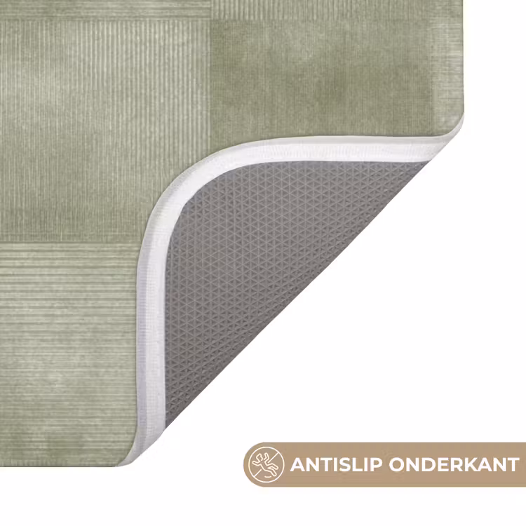 WC Mat - Vlakken - Rustiek - Groen — 4