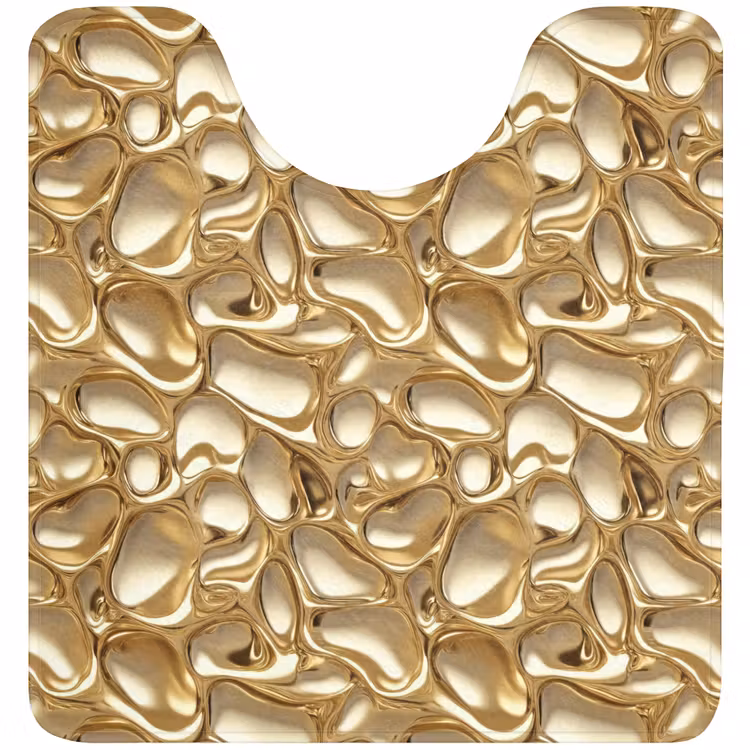 WC Mat - Abstract - Modern - Goud — 1