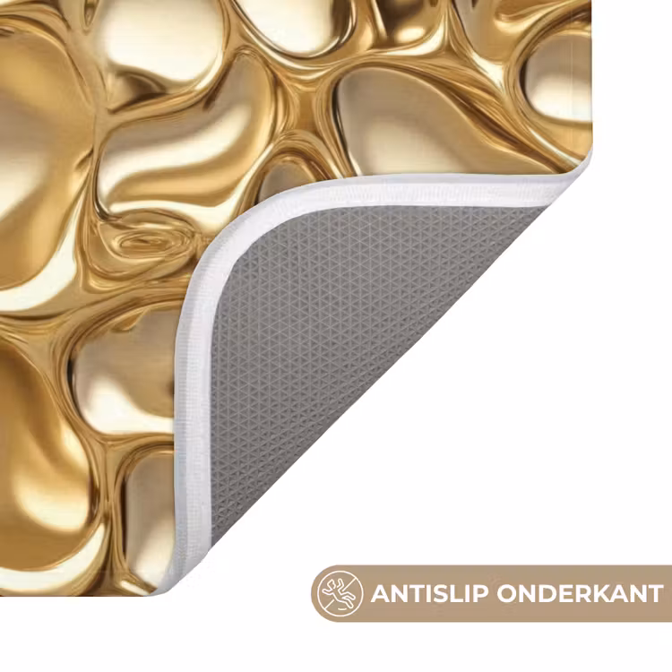 WC Mat - Abstract - Modern - Goud — 4