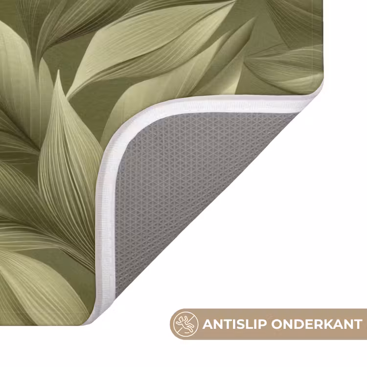 WC Mat - Bladeren - Modern - Groen — 4