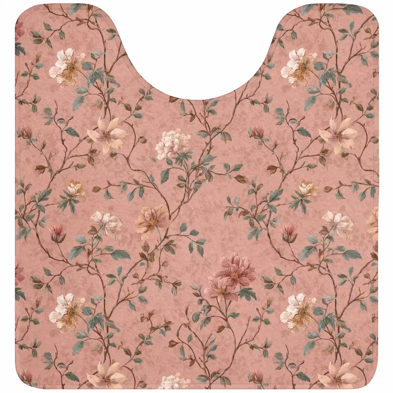 WC Mat - Botanisch - Bloemen - Roze — 1