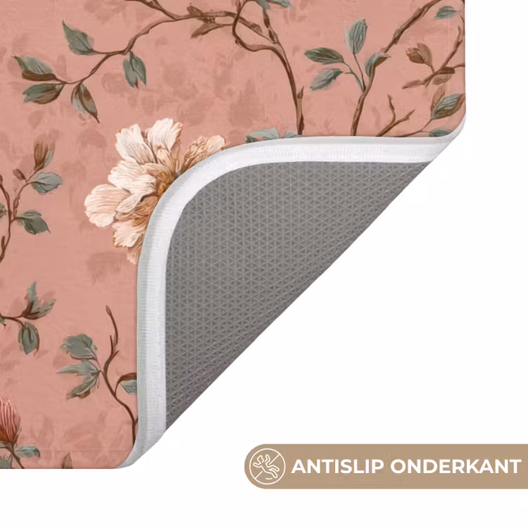 WC Mat - Botanisch - Bloemen - Roze — 4