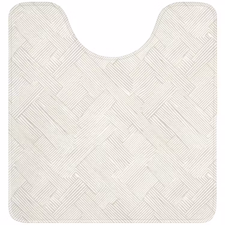 WC Mat - Textuur - Abstract - Beige — 1